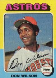 1975 Topps Baseball Cards      455     Don Wilson